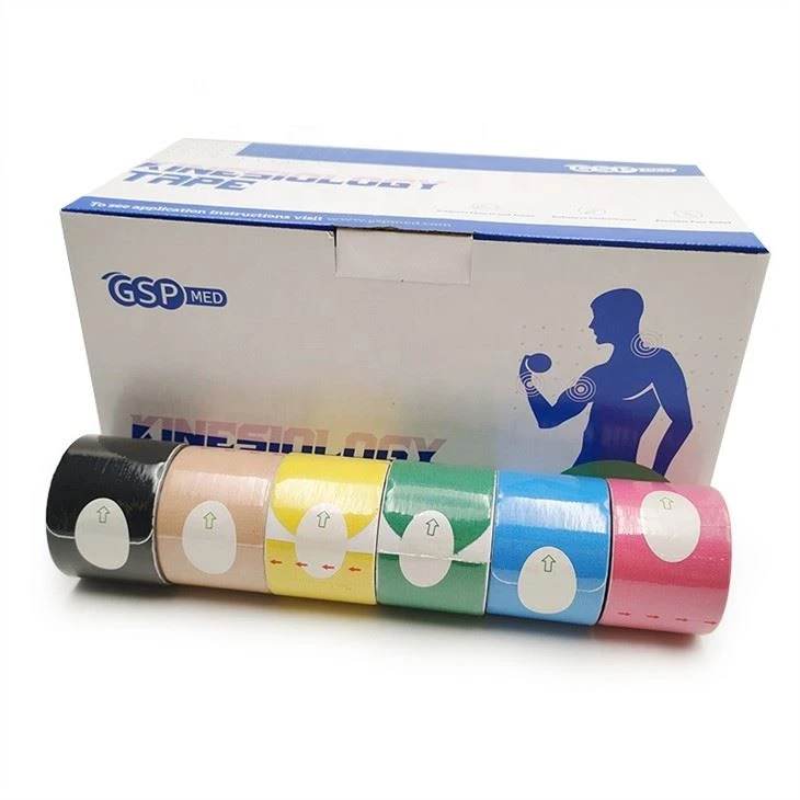 Colorful Factory Price Breathable Athletic Kinesiology Tape Muscle Tape